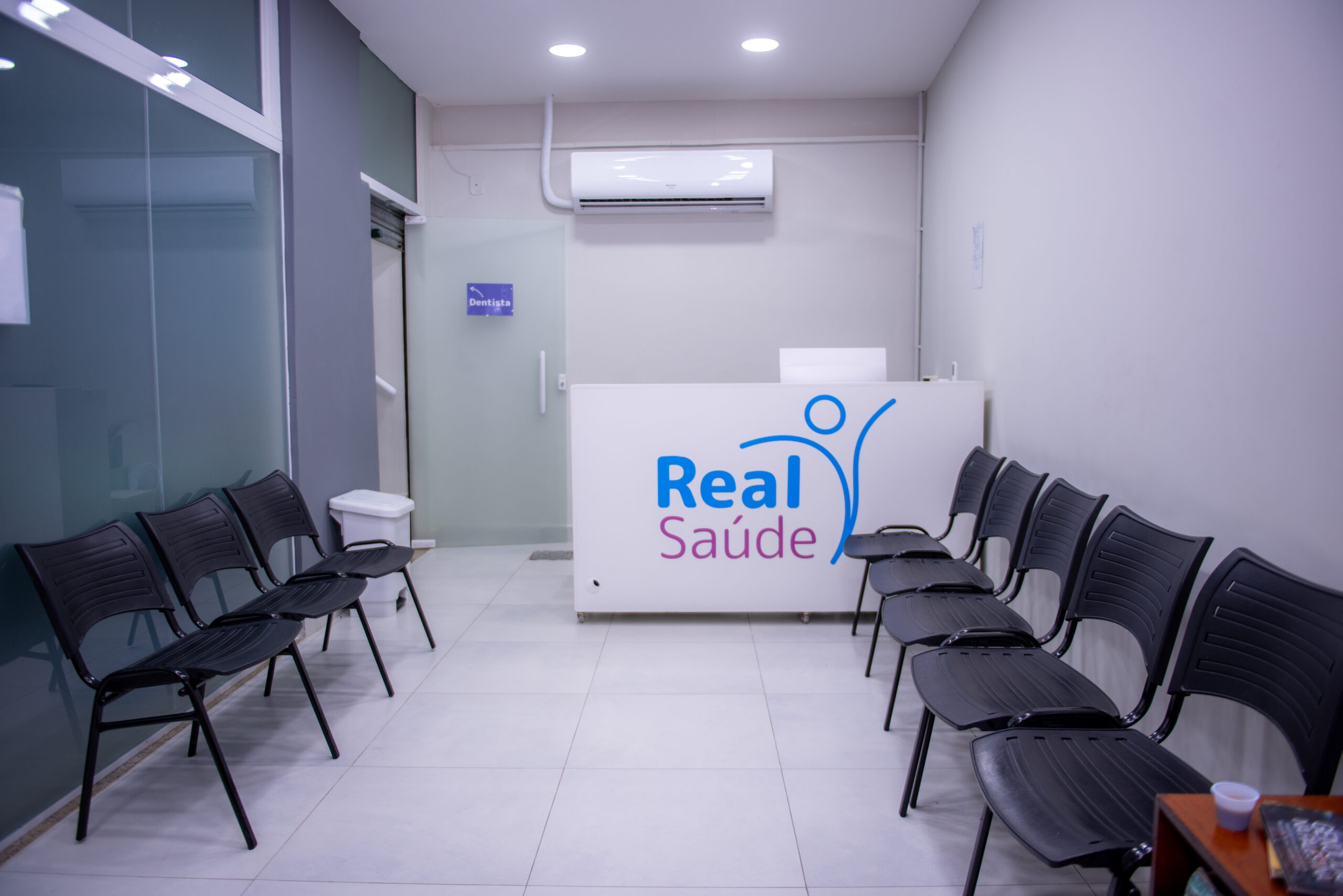 Recepção da clínica