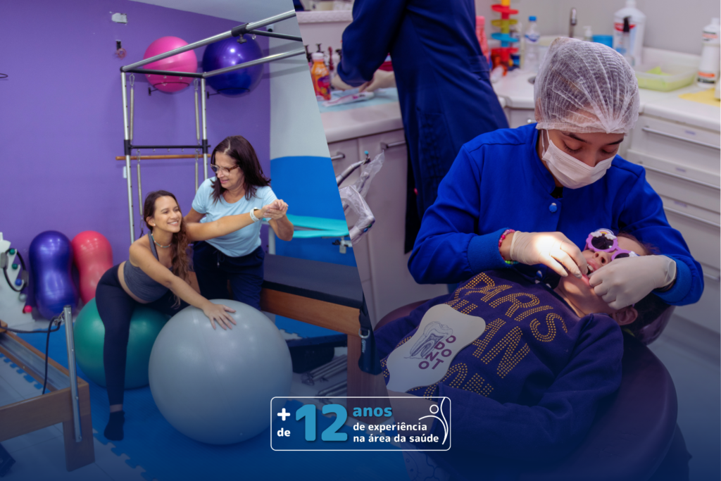 Atendimento de odontologia e Pilates na Clínica Real Saúde